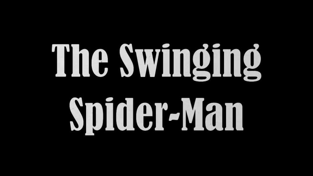 The swinging spiderman