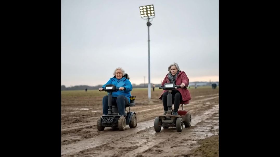 Mudding with Grandmas